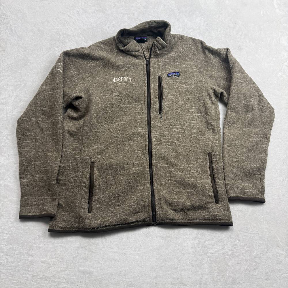 Patagonia Better Sweater Men's Full Zip Fleece Jacket Brown Size XL Pilling